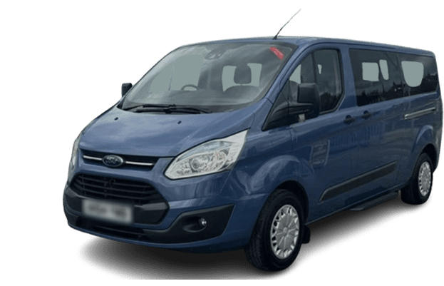 8-seater minibus with spacious interior, ideal for group bookings, private hire, and airport transfers in Northwich.